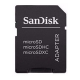 Kit C/ 10 Adaptador Sd Sandisk Leitor Micro Sd Sdhc Sdxc