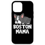 Funda Para iPhone 12 Mini Boston Terrier Dog Puppy Cute D-02