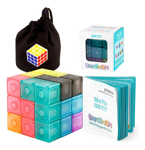 Cubo Moyu Luban Magnetic 3x3x3 Bloques Tetris 3d + Estuche 