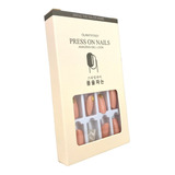 Press On Manicure, Kit Uñas Postizas Con Diseños 24pcs