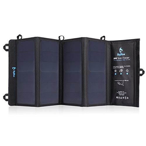 Cargador Solar Plegable Bigblue 5v 28w Con 3 Puertos Usb A