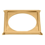 Porta Grelha Ralo Click 15x15 Suporte Dourado Inox