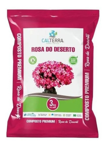 Substrato Rosa Do Deserto  3 Kg  Calterra