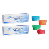 2 Caixas / Lente De Contato Acuvue 1 Day Moist - Johnson