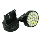 Lâmpada Led T20 Pingão 22 Smd Leds 2 Polos Branca Carro Par