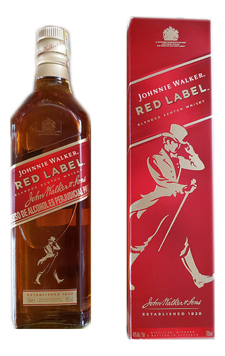 Whisky Red Label 700ml - mL a $93