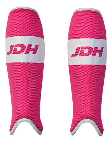 Canilleras Hockey Jdh Air Mesh Anatomica Tobillos - Olivos