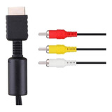 Cable Conexion Audio Video Para Ps1 Y Ps2 - Cable Rca