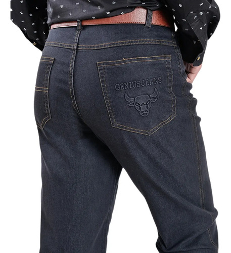 Pantalones Vaqueros Clásicos Para Hombre De Pierna Recta | MercadoLibre