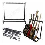 Estante Suporte Rack Para Violão Baixo Guitarra Ate 5 Instr.