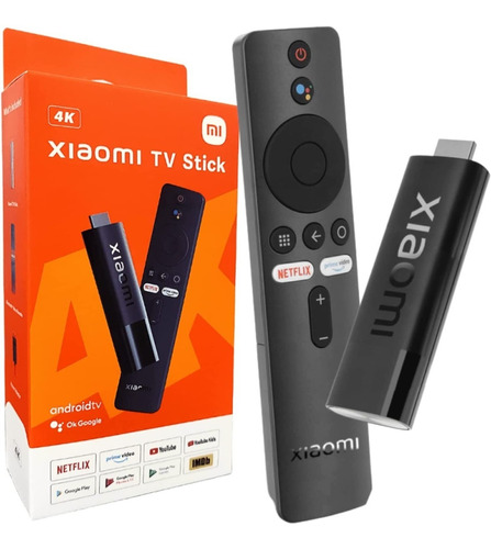 Xiaomi Stick 4k Mdz-27-aa De Voz 4k 8gb Negro Con 2gb De Ram