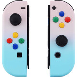 Carcasa Mando Joycon Para Nintendoswitch Degradado Rosa Azul