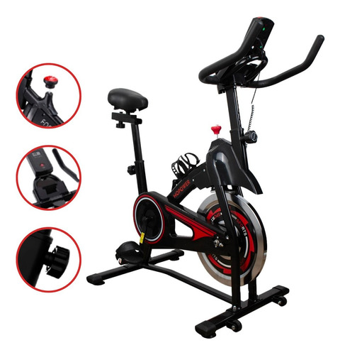 Bicicleta Ergometrica Spinning Bike Profissional Fitness