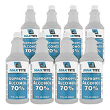 Alcohol Isopropílico Maxtite 70% (2 Galones (32oz, 8 Pack))
