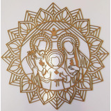 Mandala Sagrada Familia 80cm - Pintado