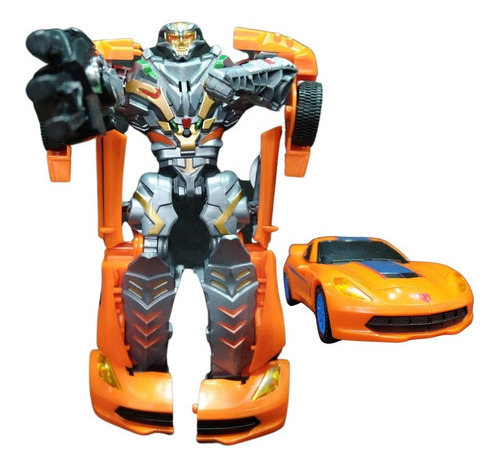 Carro Deportivo  Robot Transformers Regalo Niño
