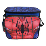 Lonchera Escolar Termica Spiderman Marvel Hombre Araña Color Rojo