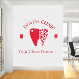 Vinilos Decorativos Dentistas Odontología  Oficina 60 Cm N7