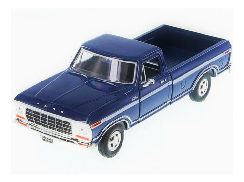 Ford F-150 1979 Custom Pick Up- Sin Caja- Az Motormax 1/24