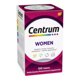 Centrum Mulher Multivitamínico Completo Importado Eua 100cp