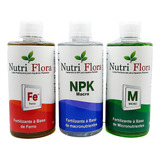 Fertilizantes Kit P/ Aquario - Ferro - Micro - Npk 500ml