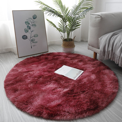 Alfombras Redondas Para Sala De Estar, Shaggy Soft Accessori