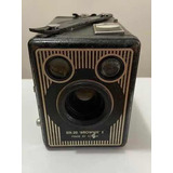 Câmera Antiga Kodak Six-20 London Com Capa