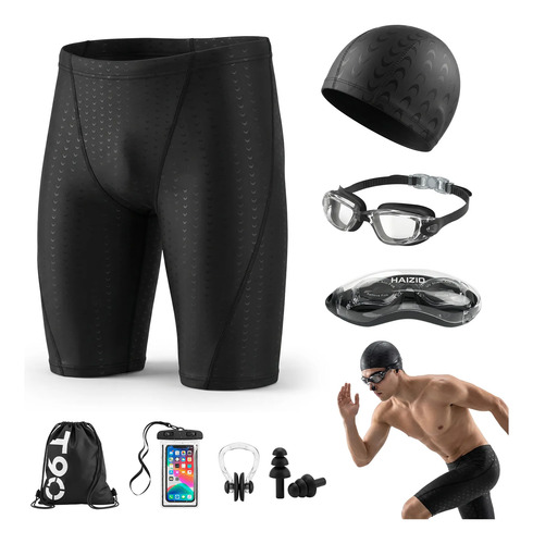Gafas De Natación Traje + Bañador Hombre 8 Piezas | MercadoLibre