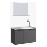 Mueble De Mdp Quartzo En Color Negro 102714