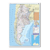 Mapa Mural Argentinas Rutas (70x100cm) - Laminado