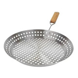 Panela Frigideira Grelhar Em Churrasqueira Inox 30cm - Mor