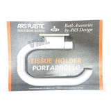 Porta Rollo Papel Higienico Plastico Baño Auto Adhesivo
