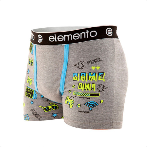 Boxer Niño Elemento Algodón Estampado 625 Surtido T. 2 Al 6