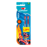 Escova Dental Condor Kids Hot Wheels Leve 2 Pague 1