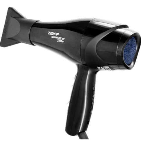 Secador De Cabelo Taiff Tourmaline Ion Cerâmica Preto 2000w