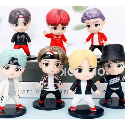 Tiny B-t-s Tan Colección Completa De 7 Figuras Kpop Army Mc | Envío gratis