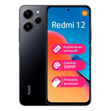 Redmi 12 Midnight Black 4gb Rem 128gb 