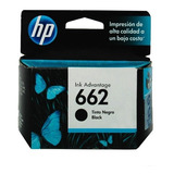 Cartucho De Tinta Hp 662 Negro Original Nuevo Facturado