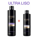 Shampoo + Cond. Avon Advance Techniques Ultra Liso 300/250ml
