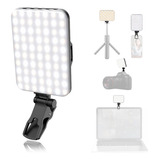 Luz Led De Relleno Recargable Con Clip Para Teléfono Móvil.