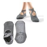 Calcetines Antideslizantes Yoga Modelo Cruz