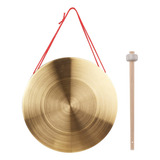 Gong Instrument Hammer Cymbals Hand Gong Brass Round