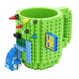 Tazon Lego Taza Mug Infantil Para Jugar Con Legos