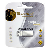 Memoria Usb Supermemory 128gb Metálica 