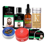 Kit De Barba Aceite Shampoo Bálsamo