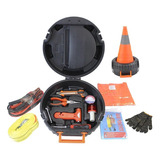 Kit Seguridad Para Auto Emergencia Cables Linga Herramientas