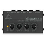 Behringer Mx400 Mini Mixer 4 Canales