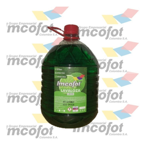 Jabon Liquido Lavaloza Imcofot 3.800c.c. - L a $8