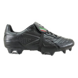 Zapato Futbol Concord Mod S185xn Negro 100% Piel.