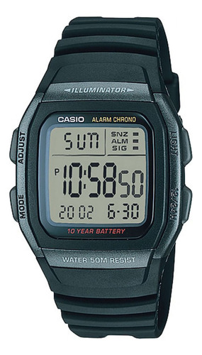Reloj Hombre Casio W-96h-1b Negro Digital